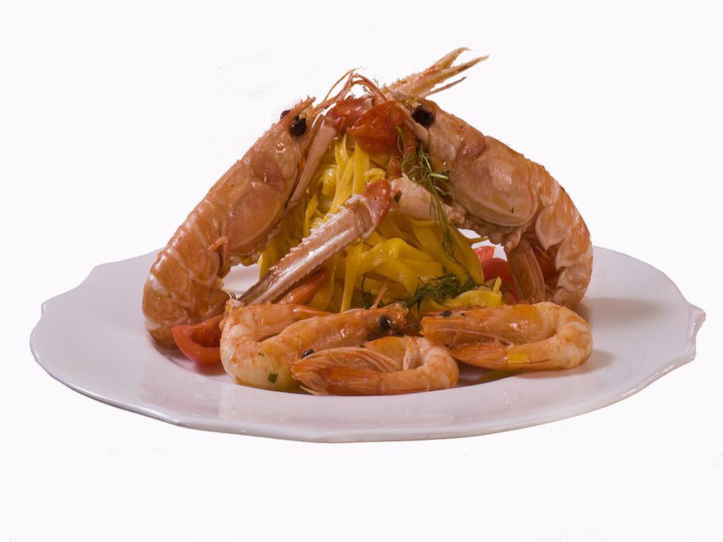 Hotel Vittoria Пезаро Экстерьер фото Shrimp and pasta