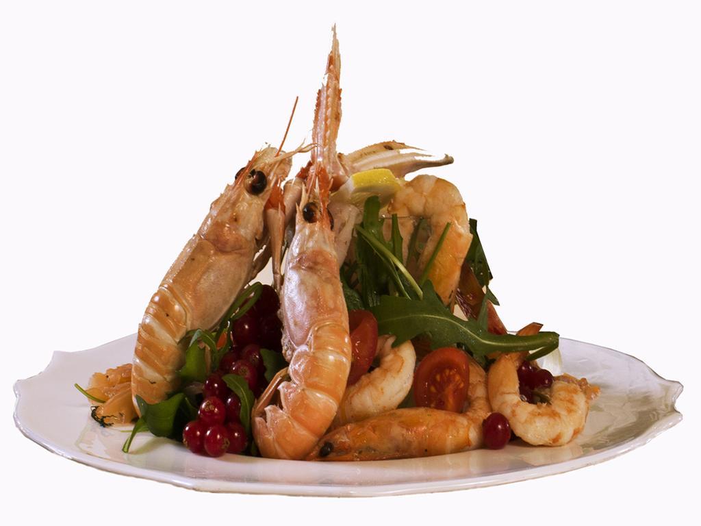 Hotel Vittoria Пезаро Экстерьер фото A seafood salad